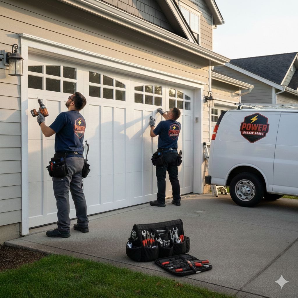 Professional new garage door installation service